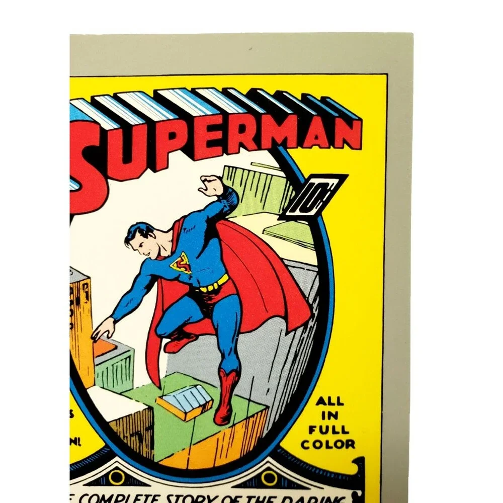VTG 1992 Impel DC Comics SUPERMAN Classic Cover Superman 1 Card 177 1992 Serie 1